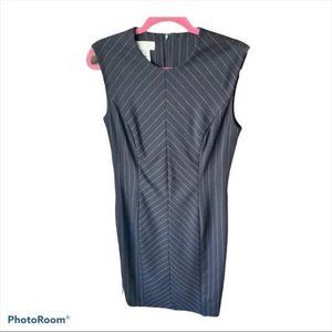 ESCADA Dress Sheath Pinstripe Chic Classy All 38/6